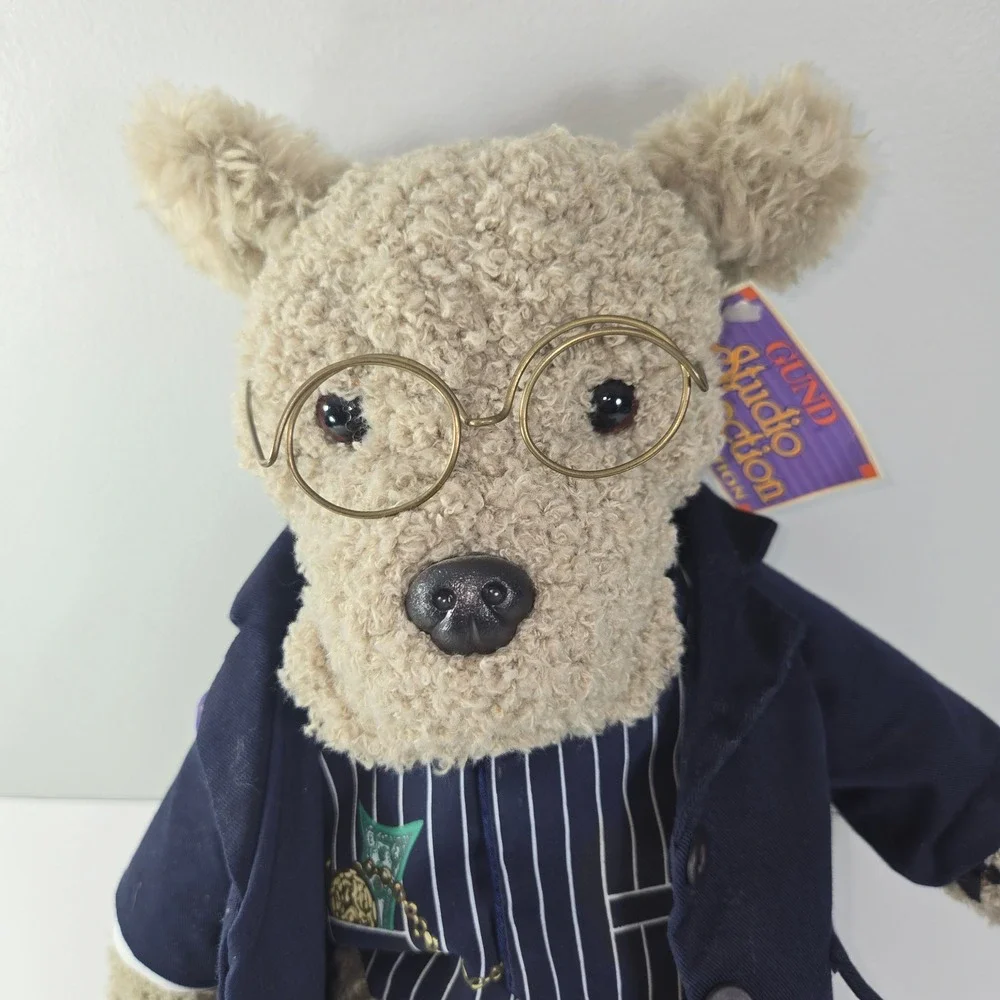 GUND Studio Collection Limited Edition Professor Teddy Bear with Glasses & Suit